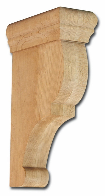 Castlewood - SY-CA-BB2-A - Shaped Bar Bracket - Alder