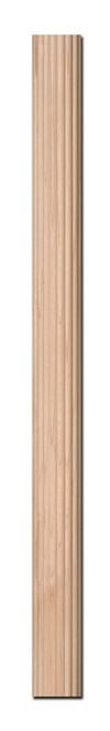 Castlewood - W-T1572-R - Reeded Onlay Column - Red Oak