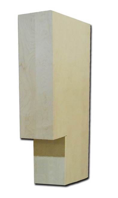 Castlewood - SY-FPP-950-H - Mantel Hood Flat Panel Pillar No Pullout (Pair) - Hickory