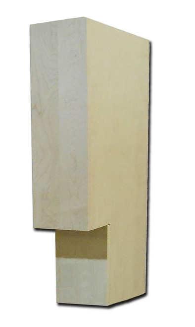 Castlewood - SY-FPP-950-M - Mantel Hood Flat Panel Pillar No Pullout (Pair) - Maple