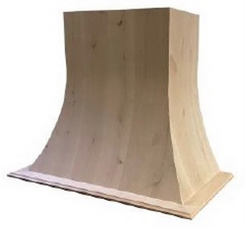 Castlewood - SY-WCHGHAP48-C-D - Arched Raised Panel Chimney Hood W/ Removeable Upper Access (W/O Chimney Extension) - Cherry