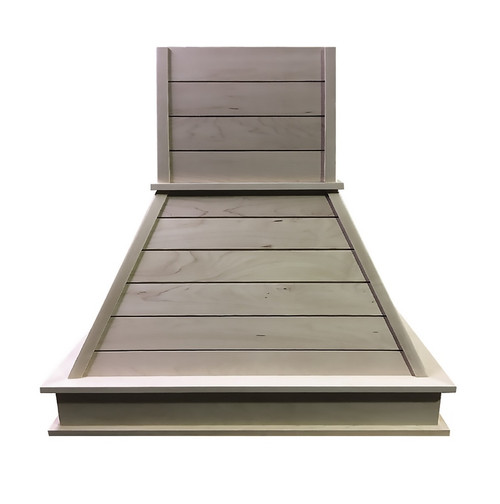 Castlewood - SY-WCSL-42-M - Shiplap Chimney Hood - Maple