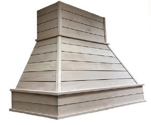 Castlewood - SY-WCSLXXLH-36-C-D - Xl Shiplap Chimney Hood W/ Removable Access Panel W/O Chimney Extension - Cherry