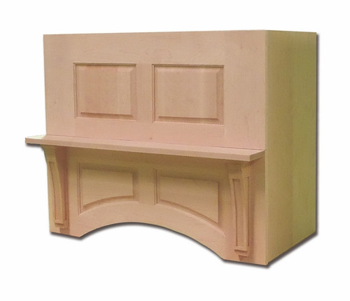 Castlewood - SY-WMDP-3042-M - 30" Connoisseur Mantel Hood - 42" Height - Maple