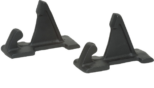 Dagan Industries - Pair Of Fireback Feet Black Cast Iron - FB - F