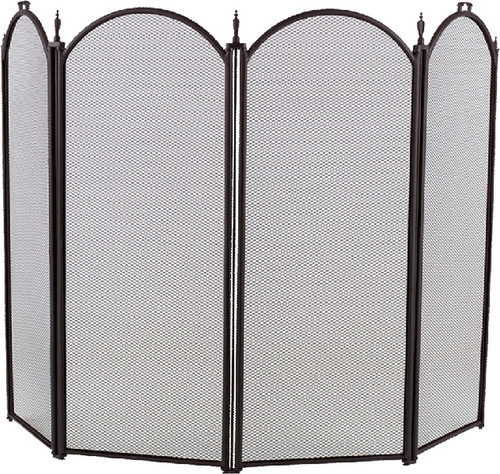 Dagan Industries - 4 Fold Arched Black Screen - 1189