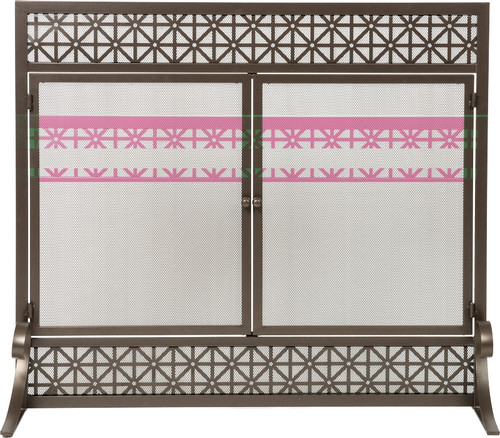 Dagan Industries - Panel Screen Bronze With Filigree Design - AHS540