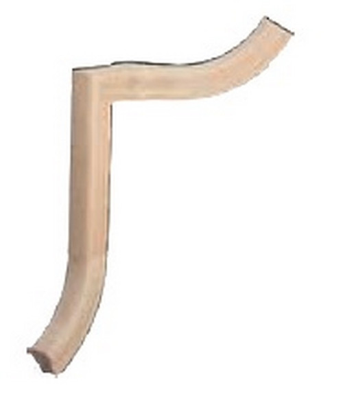 W.M. Coffman - Traditional Gooseneck - RH 2 Riser with Cap - Red Oak - 805271