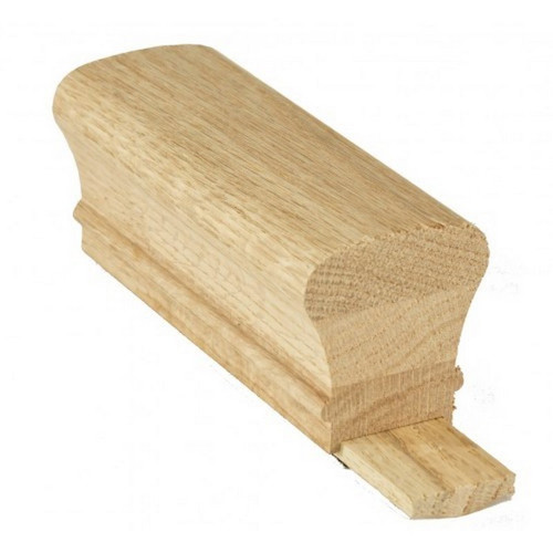 W.M. Coffman - Traditional Rail Solid Cap Plowed with Fillet - White Oak - 805220