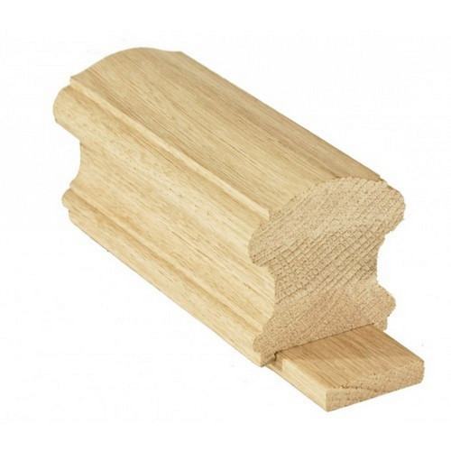 W.M. Coffman - Bristol Rail Solid Cap Plowed with Fillet - Red Oak - 803495