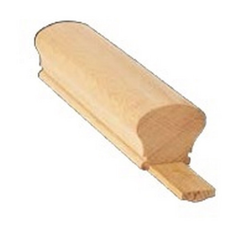 W.M. Coffman - Chatham Rail Plowed with Fillet Solid Ply - Red Oak - 805242