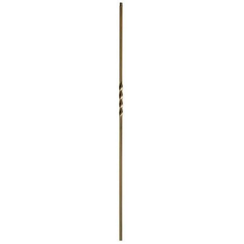 W.M. Coffman - Single Twist Hollow Iron Baluster - Oil Rubbed Bronze - 801017