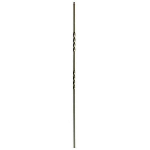 W.M. Coffman - Flat Black Double Twist Hollow Iron Baluster - Flat Black - 800955
