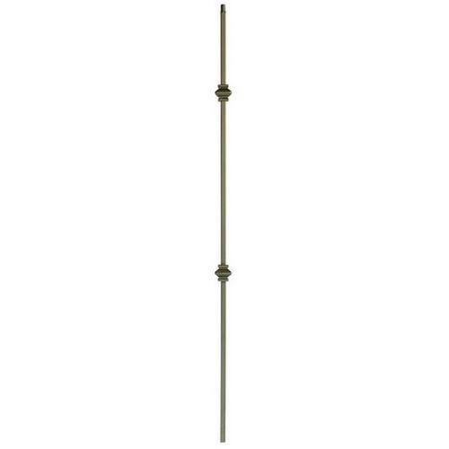 W.M. Coffman - Flat Black Double Knuckle Solid Iron Baluster - Flat Black - 800382