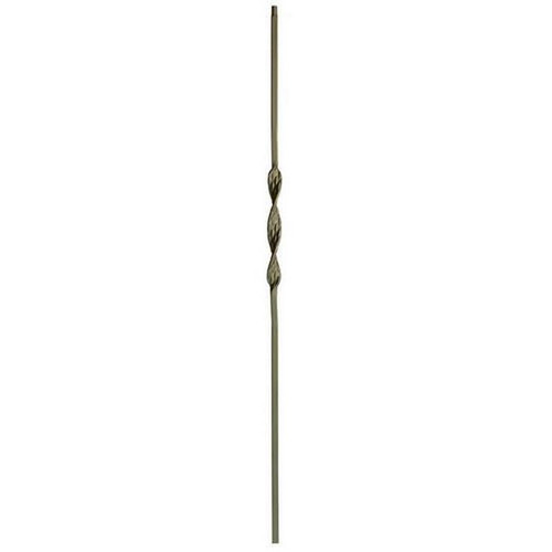 W.M. Coffman - Flat Black Single Ribbon Solid Iron Baluster - Flat Black - 800390