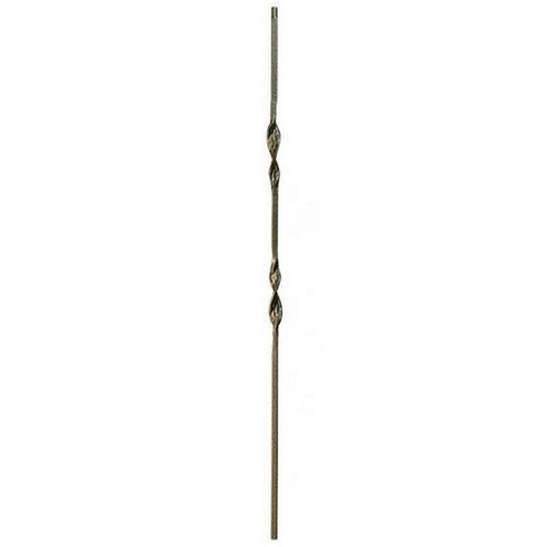W.M. Coffman - Double Ribbon Hollow Iron Baluster - Antique Bronze - 802610