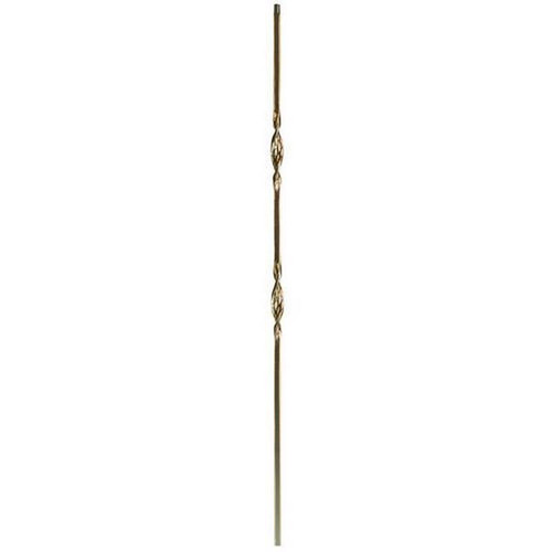 W.M. Coffman - Double Ribbon Solid Iron Baluster - Oil Rubbed Copper - 800703