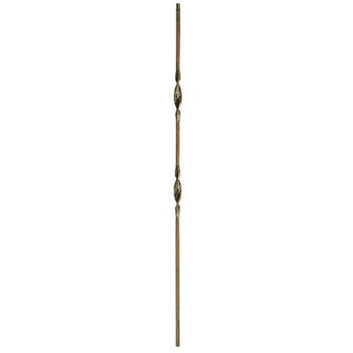 W.M. Coffman - Double Ribbon Hollow Iron Baluster - Oil Rubbed Bronze - 802429