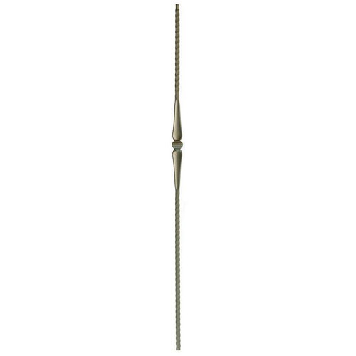 W.M. Coffman - Flat Black Gothic Spoons with Knuckle Solid Iron Baluster - Flat Black - 800415
