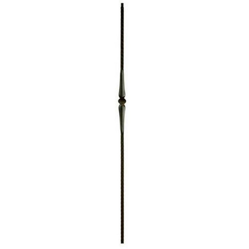 W.M. Coffman - Gothic Spoons with Knuckle Solid Iron Baluster - Flat Black - 800602