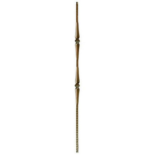 W.M. Coffman - Gothic Spoons with Double Knuckle Solid Iron Baluster - Oil Rubbed Bronze - 800793