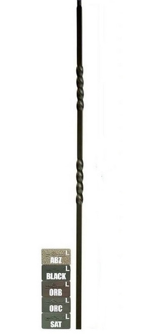 W.M. Coffman - Mega Double Twist Hollow Iron Baluster - Antique Bronze - 800866