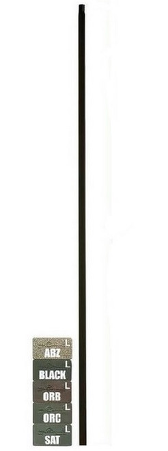 W.M. Coffman - Flat Black Mega Plain Square Bar Tubular Hollow Iron Baluster - Flat Black - 800852