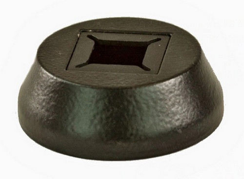 W.M. Coffman - Round Flat Solid Iron Shoe - Antique Bronze - 800506