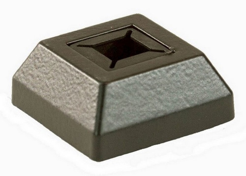 W.M. Coffman - Stain Black Square Flat Solid Iron Shoe - Flat Black - 800586
