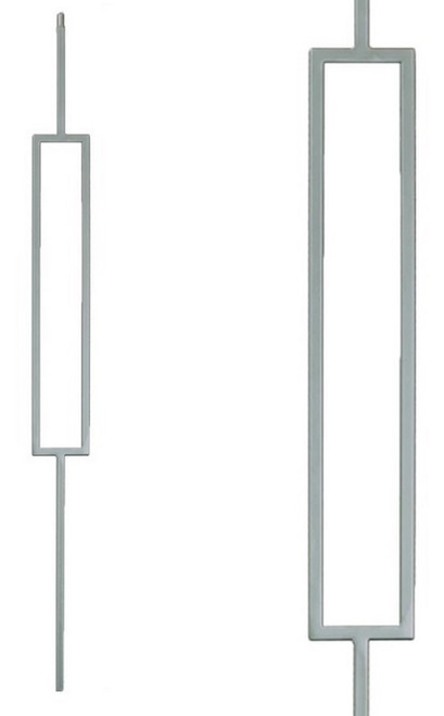 W.M. Coffman - Square Panel Iron Baluster - Ash Gray - 803926