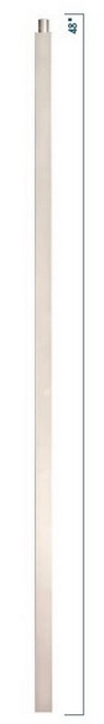 W.M. Coffman - Plain Solid Iron Newel - Ash Gray - I806103