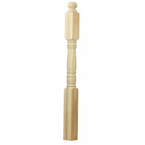 W.M. Coffman - Hampton Starting Newel Top Block - Hard Maple - 805137