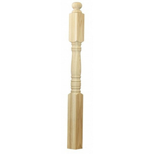 W.M. Coffman - Hampton Landing Newel Top Block - Hard Maple - 801722