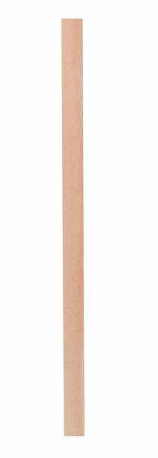 Contemporary Square Plain Baluster Poplar 5360-POP-36