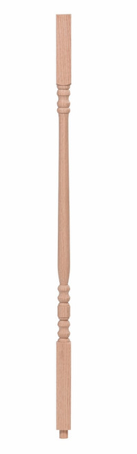 Hampton Square Top Plain Baluster White Oak 5205-WO-34