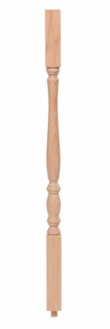 Chesapeake Square Top Plain Baluster Mahogany 2105-P-MAH-39