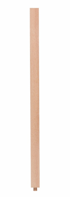 Contemporary Square Plain Baluster w/ Dowel Mahogany 5361-MAH-36