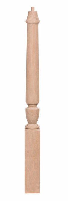 Shenandoah Twisted Pin Top Newel Post Red Oak 3010-T-RO