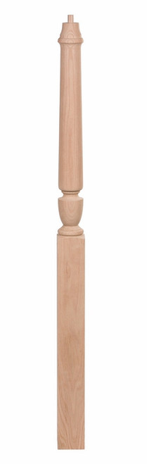 Shenandoah Twisted Pin Top Newel Post Red Oak 3015-T-RO