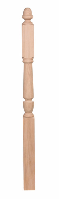 Shenandoah Plain 10" Block Top Newel Post Poplar 3045-P-POP