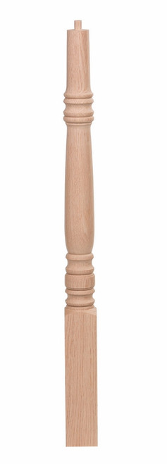 Hampton Plain Pin Top Newel Post Poplar 4275-POP