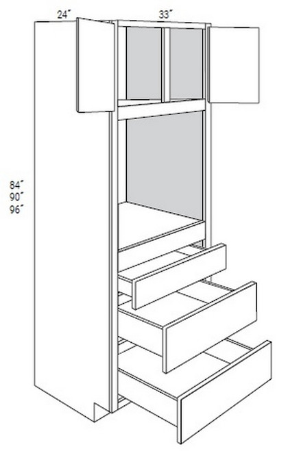 JSI Craftsman Amesbury Mist Recessed Kitchen Cabinet OC3390-AMR