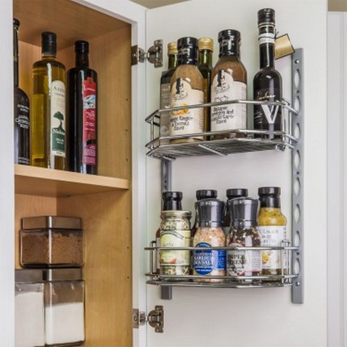 PDM45 by Hardware Resources - Door Mounted Pantry Organizer