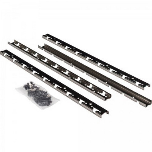 Hardware Resources - STORAGE WITH STYLE (TM) Black Nickel Pilaster Kit for SWS-WB - Black Nickel - SWS-PILKITBN