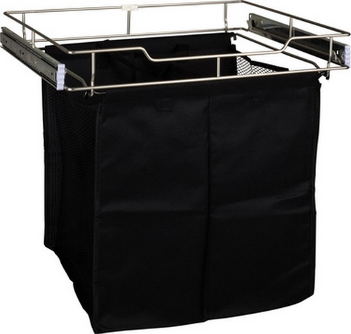 Hardware Resources - Dark Bronze 18" Pullout Hamper - POHS-18ORB