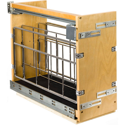 Hardware Resources - 8" "No Wiggle" Soft-close Tray Divider Pullout - BPOTD2-8SC
