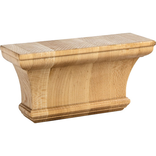 Hardware Resources - PC-1RW - Classic Pilaster Capital - Rubberwood