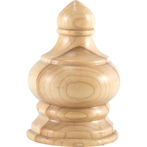 Hardware Resources - TF150MP - Transition Finial for Use With 1-1/2" Moulding - Hard Maple