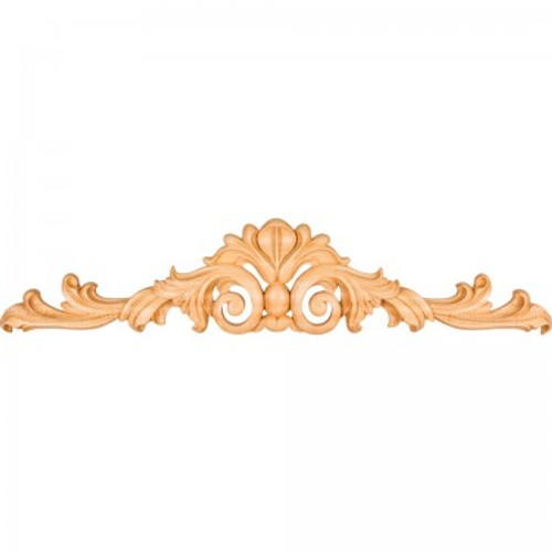 Hardware Resources - ONL-10-36-RW - Hand Carved Onlay - Rubberwood