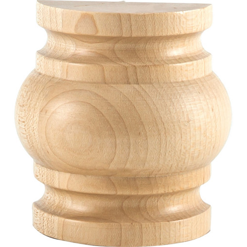 Hardware Resources - SPLICE2HMP - Half Round Spool for Use With 2" Moulding - Hard Maple